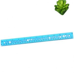 Regla Recta Transparente de Plástico de 30 cm para Dibujo, Material Escolar, en Oferta - Product Image 6