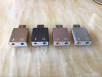 Carte son analogique stéréo 3.5MM Interface de pilote Usb Carte son audio externe 3.5mm