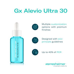 Gx Alevio Ultra Hi 30 Cosmetics Glass <b>Dropper</b> <b>Bottle</b> 30ml Screw 18-400 Skin Care, Make Up, Hair Care Gerresheimer ref.F030X3V18 - Product Image 2