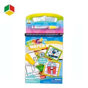 QSTOYS Vẽ Bằng Nước Doodle Sách Nước Tiết Lộ Sách Sơn Tái Sử Dụng Khi Di Chuyển Hoạt Động Mess Quà Tặng Màu Miễn Phí Cho Trẻ Em