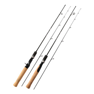 Caña de Pescar de Fibra de Carbono Ma Kou, Mango Recto, Punta de Lanza, Acción Media Rápida, para Pesca de Lubina en Agua Dulce - Product Image 2