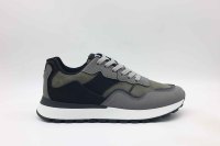Chaussures de course pour hommes Matrox Sporty, tige haute en mesh PU, légères, respirantes, antidérapantes, semelle extérieure épaisse en PVC, design de logo personnalisé