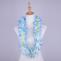 Fleur de lys artificielle en velours multicolore, vente en gros, 9 pièces, plante hawaïenne, pour la danse de Hula