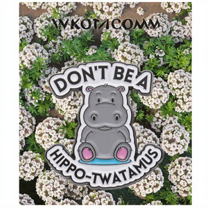 Épingles en émail inspirantes 'Don't Worry Smile' avec citations de vie pour femmes et hommes, en métal plaqué personnalisé, pour badges de revers, excellentes - Product Image 2
