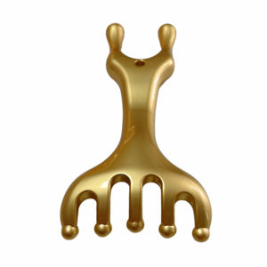 Peigne de massage du cuir chevelu en alliage de zinc, outil de grattage des méridiens pour la croissance des cheveux, le soulagement du stress et les soins spa - Product Image 6