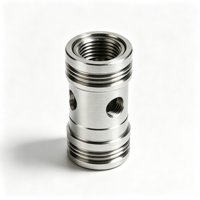 Accessoires pour machines CNC : raccords de tournage de précision en acier inoxydable avec brochage et pour usinage