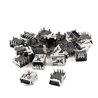 #5054 MINI USB 5P 90 degrés USB femelle Socket DIP