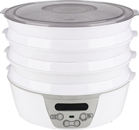 Déshydrateur alimentaire électrique BAIYI 750W avec 6 plateaux réglables, en plastique, pliable, affichage numérique de la température, minuterie 48H