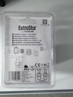 Interruptor doble con cubierta externa 16/250 ~ CJ72 Interruptores de pared