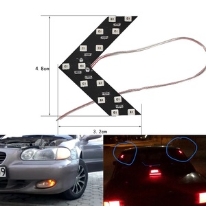 Đèn <span class=keywords><strong>LED</strong></span> Ô Tô Đèn Báo Rẽ Chỉ Báo Gương Chiếu Hậu Xe Hơi Màu Vàng Xanh Dương Đỏ Trắng Xanh Lá Cây Đèn Bảng Mũi Tên Gương Chiếu Hậu Ô Tô - Product Image 2