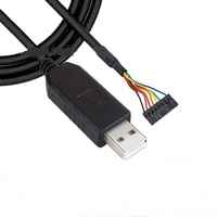 Cable convertidor UART serie de 1,8 m, USB a TTL, USB, de 2, 2, 1, 2, 2, 1, 2, 2, 2, 2, 2, 2, 1, 2, 2, 2