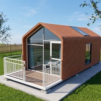 Studio Tiny 30, 482 pieds carrés (200 m²), maison préfabriquée de luxe de 20 pieds, 2 chambres, résistante aux ouragans, adaptée aux climats froids et dotée de panneaux solaires