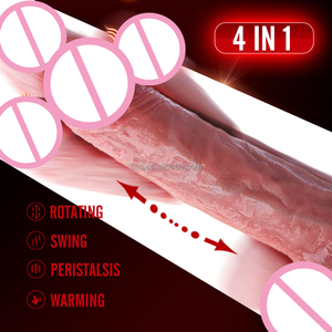 SacKnove <span class=keywords><strong>Penis</strong></span> Realistis Bergetar yang Bergerak Naik Turun, Berayun, Bergetar, dan Berpemanas untuk Wanita, Dildo Vibrator untuk Wanita, Mainan Seks - Product Image 6