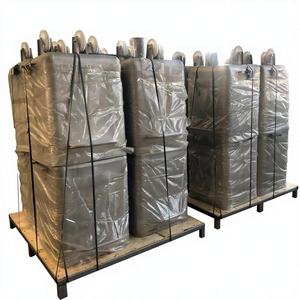 Verplaatsbare handmatige roestvrijstalen vleeskarren wielen met lagerkern, laag geluidsniveau, industriële vleeshopper <span class=keywords><strong>trolley</strong></span> transportbakken, 200 kg capaciteit - Product Image 3