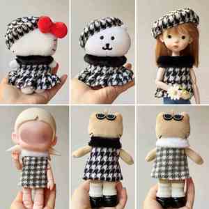 Vêtements de poupée originaux de 10 cm/17 cm pour Labubu Zsiga, jupe pour poupée BJD <span class=keywords><strong>Barbie</strong></span> de 6 pouces, vêtements en vrac - Product Image 5