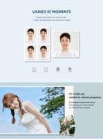 Imprimante photo instantanée portable sans fil HPRT CP4100 4x6 pour iPhone Android, idéale pour la maison, le bureau, les cadeaux, impression de 54 feuilles, lot