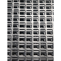Maille d'écran perforée en métal hexagonal largement utilisé Maille métallique de gril de haut-parleur perforé Micro cercle galvanisé