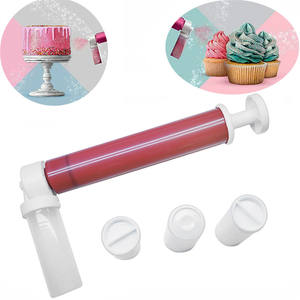 Outil de décoration de gâteaux, pistolet à pulvérisation pour gâteaux fait main, outil de coloration pour la pâtisserie, tube de pulvérisation pour gâteaux, pistolet à pulvérisation de <span class=keywords><strong>couleur</strong></span> pour la pâtisserie DIY - Product Image 1