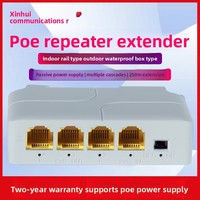 Repetidor POE Gigabit Impermeable para Exteriores, Modelo de Extensión en Cascada Uno-para-Cuatro Salidas XH-POE013S