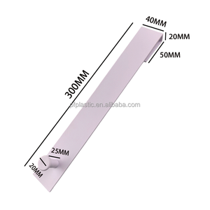 Mở Rộng Nhựa Tắm Cửa Móc Phòng Khách Vải Móc Cho Không Khung Kính Phòng Tắm Hơn Cửa Khăn Treo - Product Image 3