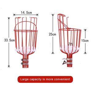 Ensemble de tiges télescopiques détachables, appareil de cueillette de pommes, outils de jardinage, cueilleur de fruits, cueilleur de fruits Portable, cueilleur de fruits - Product Image 6