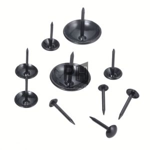 100 clous à béton en acier de 7,3 mm de diamètre, 25 mm, 32 mm, 42 mm, à tige lisse, pour mini cloueur manuel, clous courants pour béton - Product Image 1