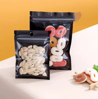 Op maat gemaakte OPP+PET+CPP gravure bedrukte ritssluitende stand-up pouch, food grade, zelfdichtend, recycleerbaar, platte bodem, verpakkingstas met transparant venster