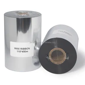 Premium quality Printer Ribbon Wax Resin 110x74 110x300 110x450 thermal transfer ribbon