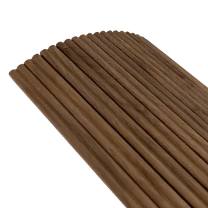 Panneaux en bois flexible Walnut Ridge, panneaux en bois courbés pour la décoration de murs courbes, de piliers et de comptoirs de réception - Product Image 1