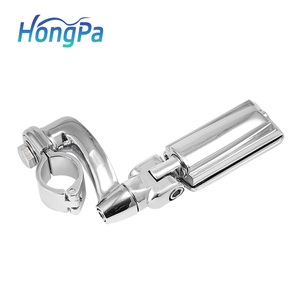 Poggiapiedi del pedale della protezione del motore della pedana del motociclo della barra dell'autostrada in alluminio per Harley - Product Image 3