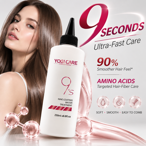 YOGI CARE Tratamiento Capilar de 9 Segundos, 250 ml, Acondicionador Capilar Reparador con Aminoácidos para Suavizar y Reparar el Cabello - Product Image 1