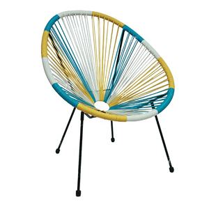 Silla de Comedor de Ratán y Metal para Jardín, Muebles Brito para Exteriores, Silla de Patio para Ocio, Precio al por Mayor - Product Image 3