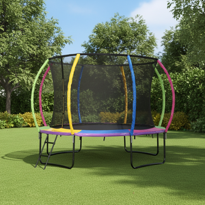 <span class=keywords><strong>Trampoline</strong></span> de divertissement interactif Zoshine <span class=keywords><strong>pour</strong></span> la famille, temps de jeu parent-enfant, filet de sécurité, coussin anti-collision, base stable - Product Image 1