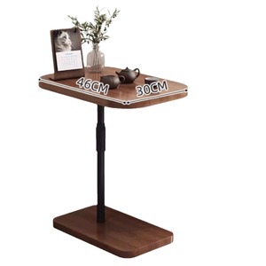 Piccolo concavo a forma di nordico moderno in <span class=keywords><strong>legno</strong></span> <span class=keywords><strong>tavolino</strong></span> regolabile altezza laterale per soggiorno letto casa convertibile per - Product Image 4