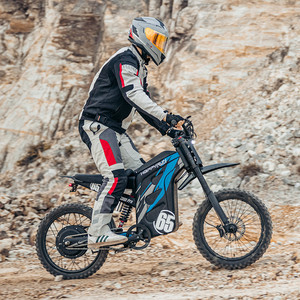 Vélo électrique tout-terrain Fat Tire HappyRun G300 Pro Bleu 6500W pour livraison directe - Product Image 5
