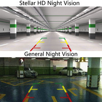 AI BSD 720P AHD caméra de recul intelligente Starlight Vision nocturne vue arrière de voiture avec Buzzer étanche aide à la marche arrière