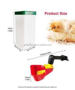 YYC 1L capacità Cage Cup automatico bevitore di pollo <span class=keywords><strong>bottiglia</strong></span> di acqua acqua <span class=keywords><strong>abbeveratoio</strong></span> <span class=keywords><strong>con</strong></span> <span class=keywords><strong>bottiglia</strong></span> - Product Image 2