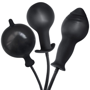 Uomini dilatatore anale massaggiatore Dildo espandibile Butt Plug con pompa Plug anale gonfiabile in Silicone per uomo - Product Image 6