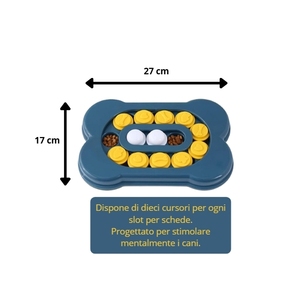 Juguete de rompecabezas para perros con dispensador de comida, tazón interactivo antideslizante, comedero lento para cachorros y perros, estimula el ejercicio mental - Product Image 2
