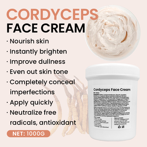 Crema Facial con Centella Asiática y Aloe Vera 1KG, Crema Blanqueadora <span class=keywords><strong>para</strong></span> Piel Propensa al Acné y Sensible, <span class=keywords><strong>Tratamiento</strong></span> Calmante e Iluminador - Product Image 2