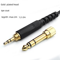 Câble audio DJ de remplacement à 4 pôles longs pour casque Pioneer HDJ-CUE1-X5/X7/S7