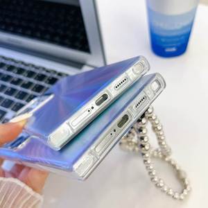 Funda para Teléfono con Cordón de TPU Electrochapado Esmerilado y Diseño IMD para S24 Ultra, S23 Plus, S22, S21FE, S23FE, A55, A35, A52 <span class=keywords><strong>5G</strong></span> - Product Image 6