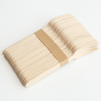 Couteau à beurre de camping moderne en bois de bouleau biodégradable, écologique, de haute qualité, résistant à la chaleur, jaune