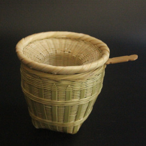 Handmade <b>Bamboo</b> Woven Tea Strainer Small Basket Style Reusable Tea Ceremony Accessory - Product Image 2