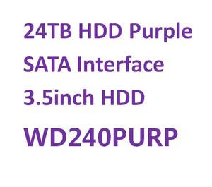 ฮาร์ดดิสก์ภายใน Purple Pro HDD ขนาด 18TB 20TB 22TB 24TB รุ่น WD181EJRP WD181PURP WD221PURP WD221PURZ WD240PURP ความเร็ว 7200 รอบต่อนาที ขนาด 3.5 นิ้ว - Product Image 2