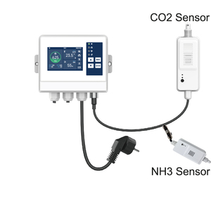Monitor per la Qualità dell'Aria nei Stalle: Controllo Remoto per Sensore di <span class=keywords><strong>Ammoniaca</strong></span> NH3, Rilevatore di Anidride Carbonica CO2, Temperatura e Umidità - Product Image 3