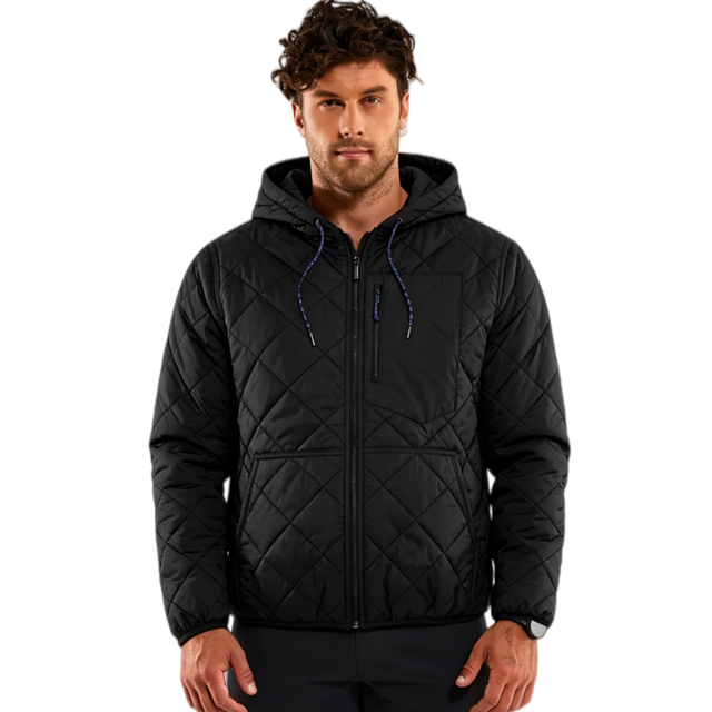 Wholesale Custom Brand Plus Size Sustainable Man Jacket Men's Winter Hooded Waterproof Cozy Trench Coat