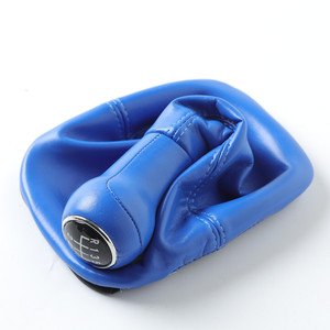 Couvre-levier de vitesses en cuir bleu FUXIN pour VW Golf 3 4 5 6 vitesses - Product Image 1