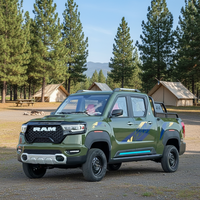 Новый электрический пикап OEM с полным приводом 2WD, 5000 Вт, 5-местный, китайский мини-грузовик с двойной кабиной, цена