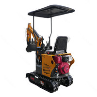Utilisation facile 360 °   Mini-excavatrice rotative compacte pour usage agricole/domestique